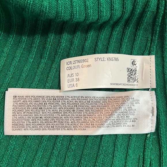 Ever New Emerald Ribbed Midi Dress - Picture 7 of 7